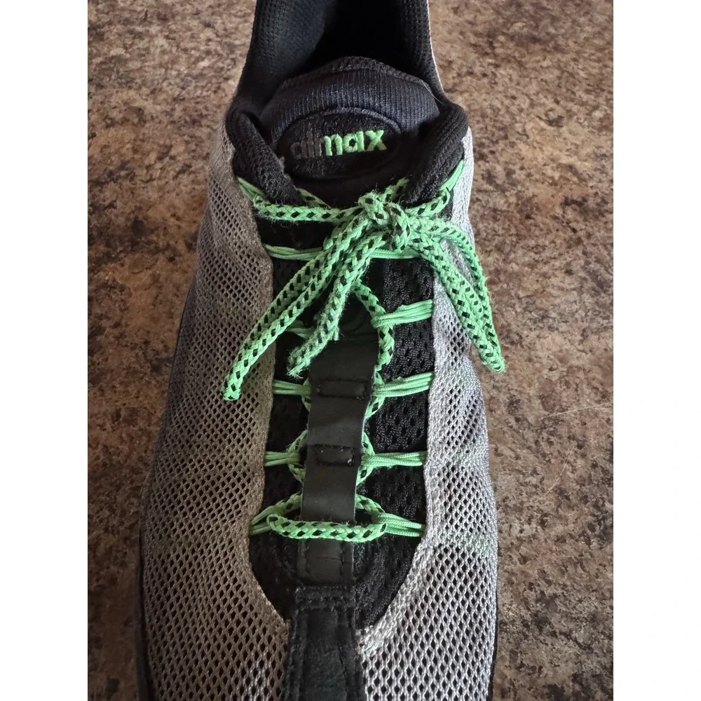 Nike Air Max 95 Dynamic Flywire Poison Green Men's Size 10.5 Y2K Gray‎ Green